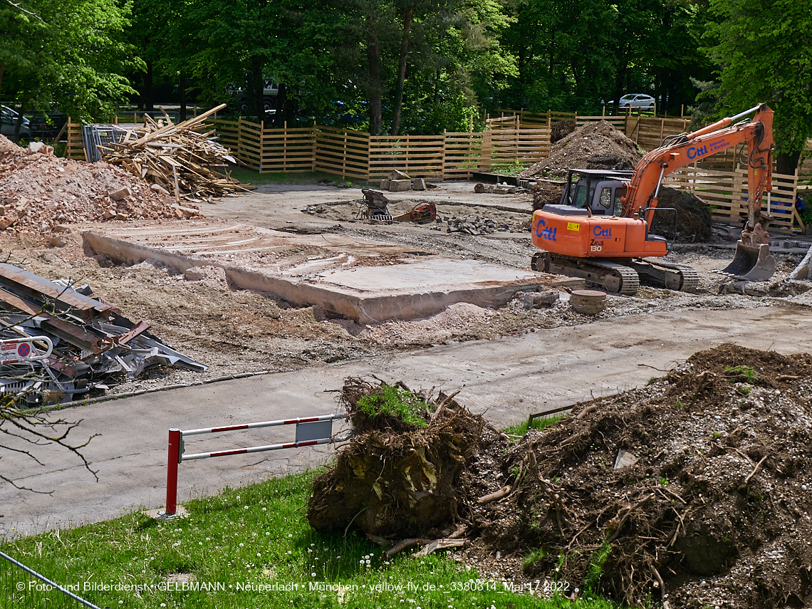17.05.2022 - Baustelle am Haus für Kinder in Neuperlach